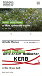 Mobile Screenshot of dittelsheim-hessloch.de